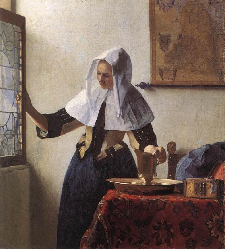 Young Woman with a Water Jug wer, VERMEER VAN DELFT, Jan